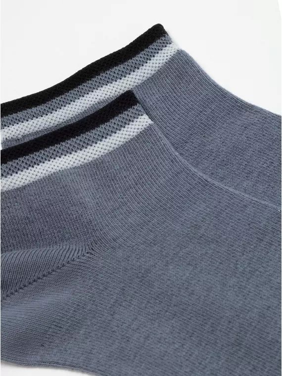 Короткие мужские носки esli basic 157 темно-серый, 20С-38СПЕ, 40-42 (25-27), ESLI,  - 2