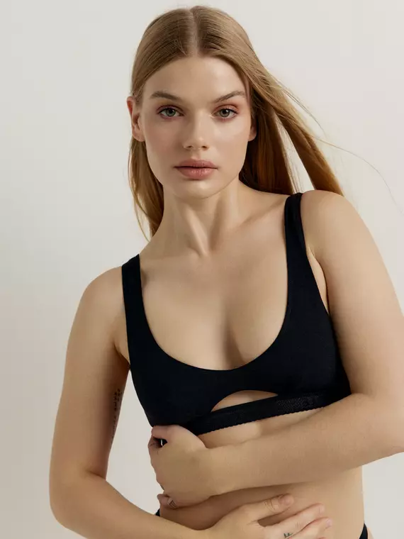 Бюстье женское conte print dots lbe 2541 black, 22С-2554ТСП, 170-92/M, CONTE ELEGANT,  - 2