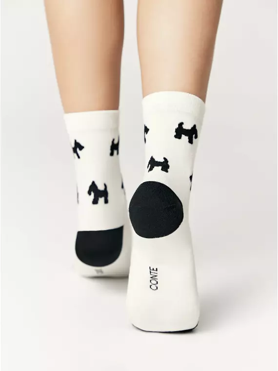 Носки женские conte classic 587 молочный, 7С-22СП, 36-38 (23-25), CONTE ELEGANT,  - 5