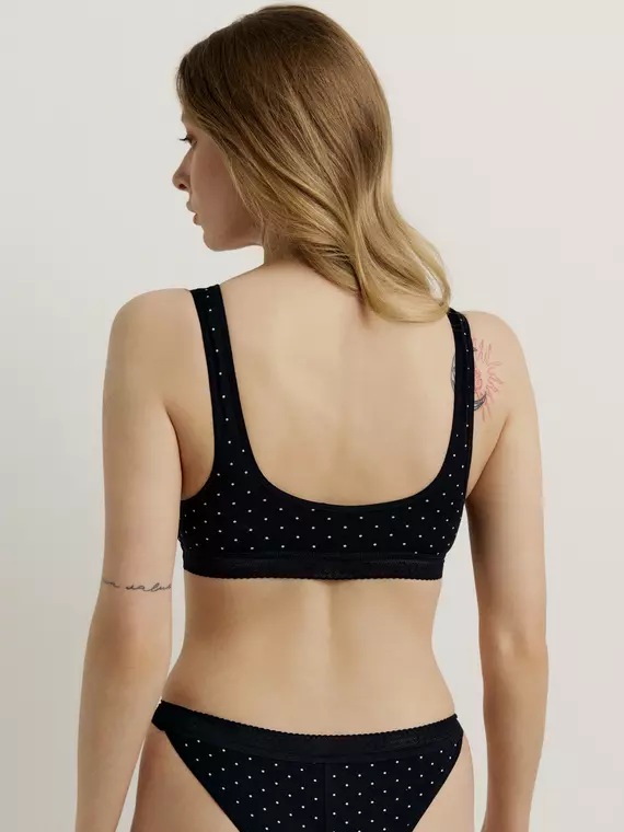 Бюстье женское conte print dots lbe 2541 black-cameo, 22С-2554ТСП, 170-84/XS, CONTE ELEGANT,  - 2