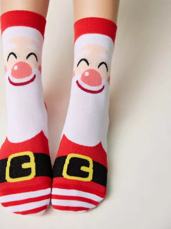 Новогодние женские носки conte new year 632 красный, 21С-76СП, 36-39 (23-25), CONTE ELEGANT,  - 4