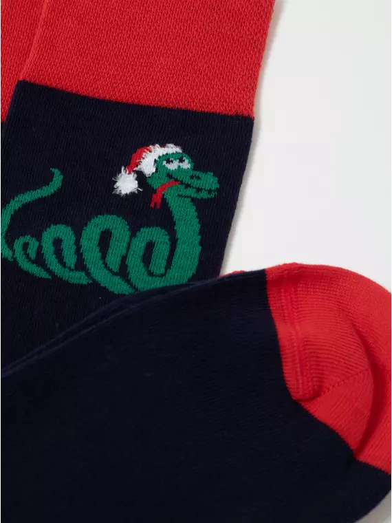 Мужские новогодние носки diwari new year 210 темно-синий, 19С-90СП, 42-45 (27-29), DIWARI,  - 7