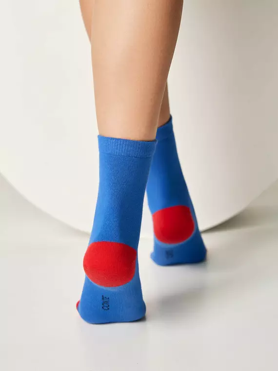 Женские новогодние носки conte new year 631 синий, 19С-86СП, 36-39 (23-25), CONTE ELEGANT,  - 4