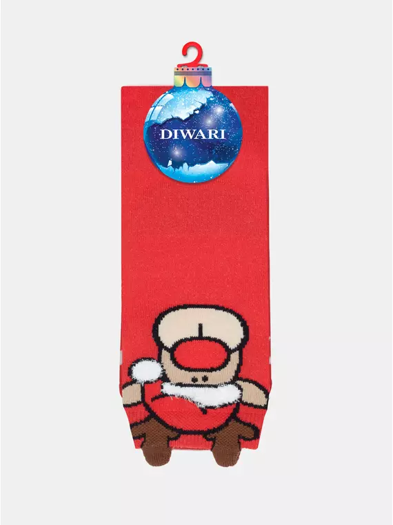 Мужские новогодние носки diwari new year 629 красный, 19С-90СП, 42-45 (27-29), DIWARI,  - 8