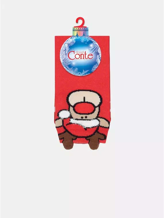 Носки женские новогодние conte new year 629 красный, 20С-34СП, 36-39 (23-25), CONTE ELEGANT,  - 8