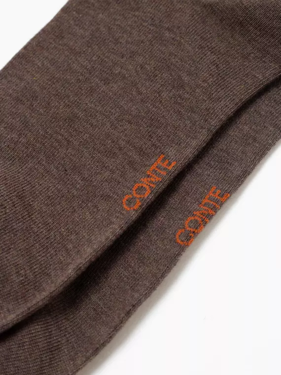 Удлиненные женские носки (без резинки) comfort 000 коричневый, 19С-101СП, 39-41 (25-27), CONTE ELEGANT,  - 6