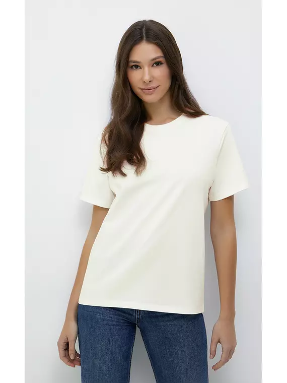 Футболка женская omsa d1201 avorio, SNL-513826, 48/L, OMSA,  - 1