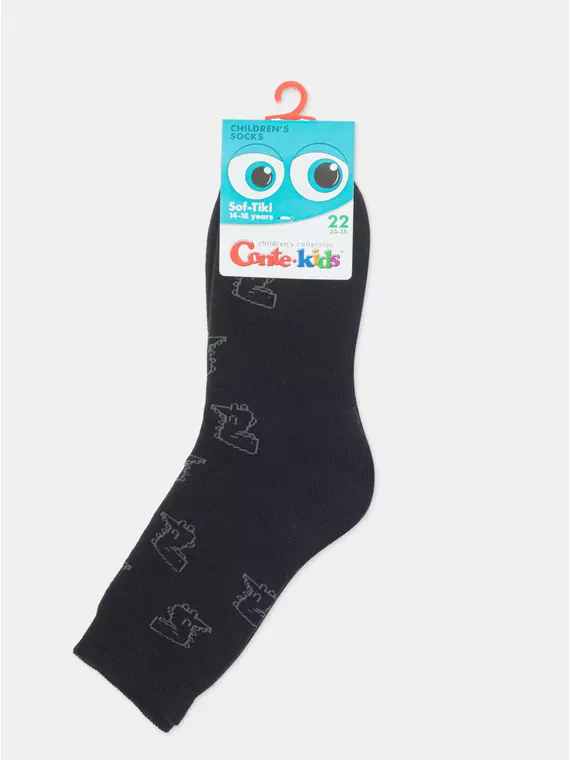 Махровые детские носки sof-tiki 766 черный, 21С-13СП, 20, CONTE-KIDS,  - 6