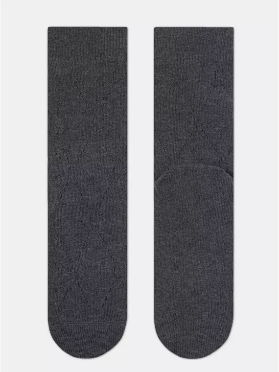 Женские ажурные носки (удлиненные) active 623 темно-серый, 22С-27СП, 39-41 (25-27), CONTE ELEGANT,  - 3