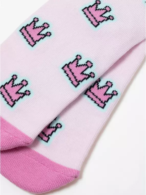 Теплые носки для девочек с махровой стопой sof-tiki 763 светло-розовый, 24С-69СП, 18, CONTE-KIDS,  - 5