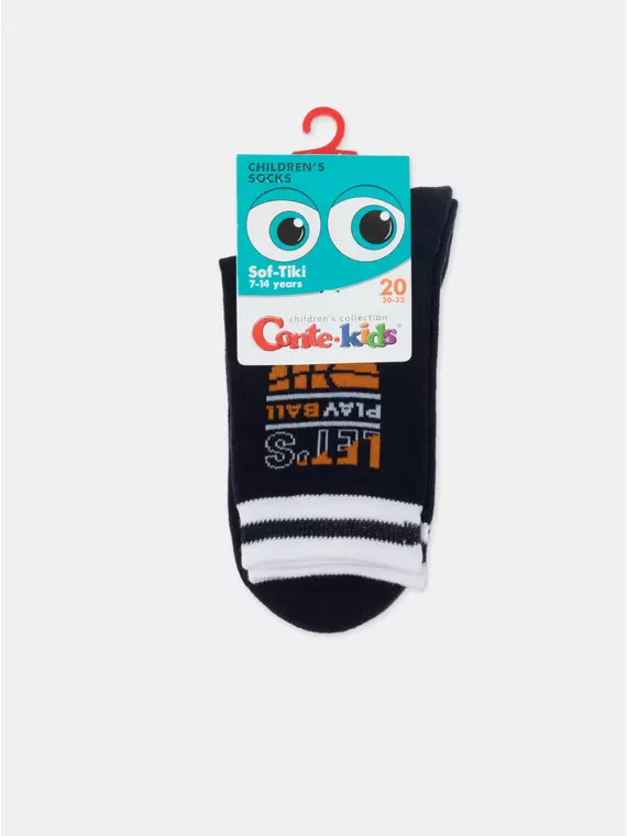 Теплые носки для мальчика с махровой стопой conte-kids 756 темно-синий, 24С-69СП, 22, CONTE-KIDS,  - 7