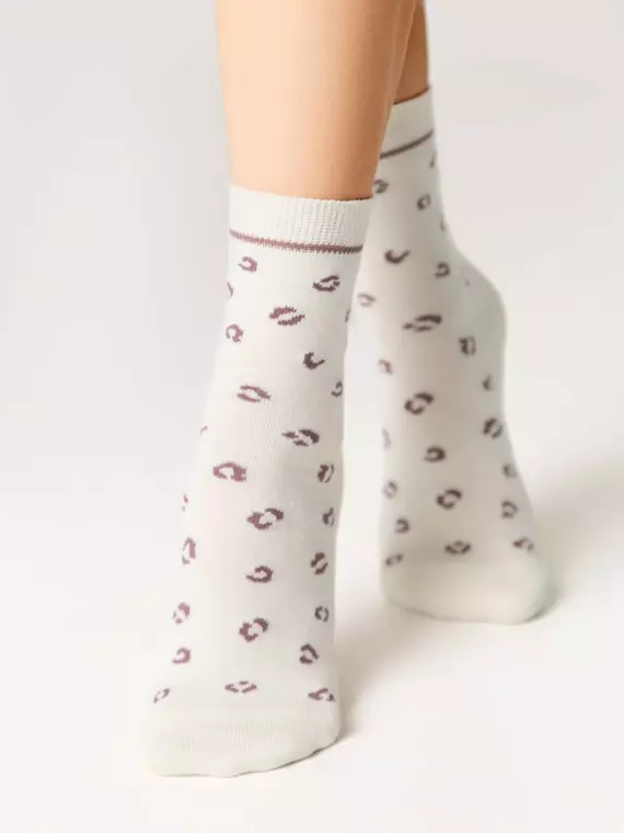 Женские носки с махровой стопой esli perfect 569 молочный, 23С-86СПЕ, 36-39 (23-25), ESLI,  - 2