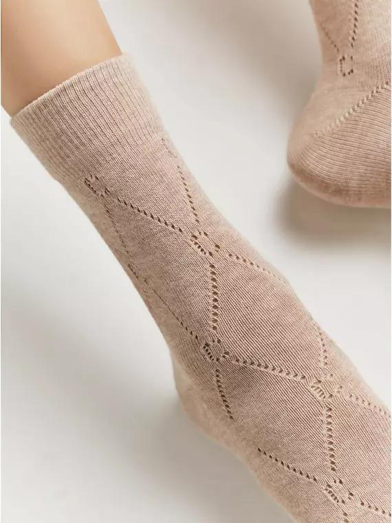 Носки женские (удлиненные) active 623 бежевый, 22С-27СП, 36-38 (23-25), CONTE ELEGANT,  - 5