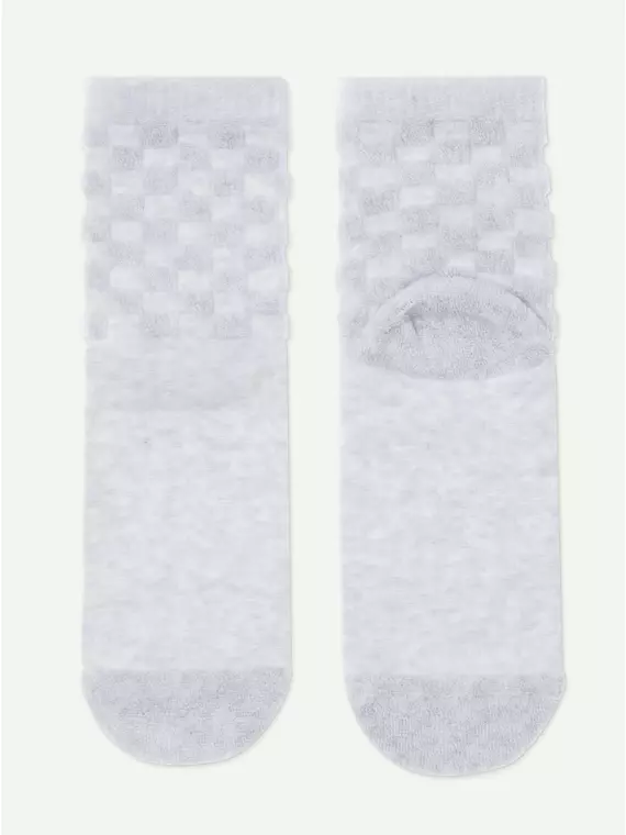 Женские махровые носки conte comfort с объемными рисунками 550 светло-серый, 23С-17СП, 38-39 (25), CONTE ELEGANT,  - 5