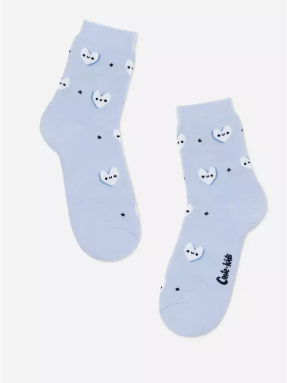 Детские махровые носки conte-kids sof-tiki 757 бледно-фиолетовый, 21С-13СП, 22, CONTE-KIDS,  - 4