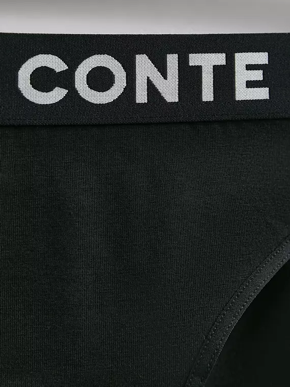 Трусы женские «бикини» со средней линии талии comfy line lb 2993 black-silver, 24С-3038ТСП, 102/L, CONTE ELEGANT,  - 5