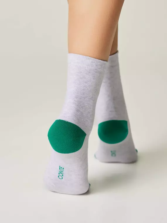 Носки женские new year 630 светло-серый, 19С-86СП, 36-39 (23-25), CONTE ELEGANT,  - 3