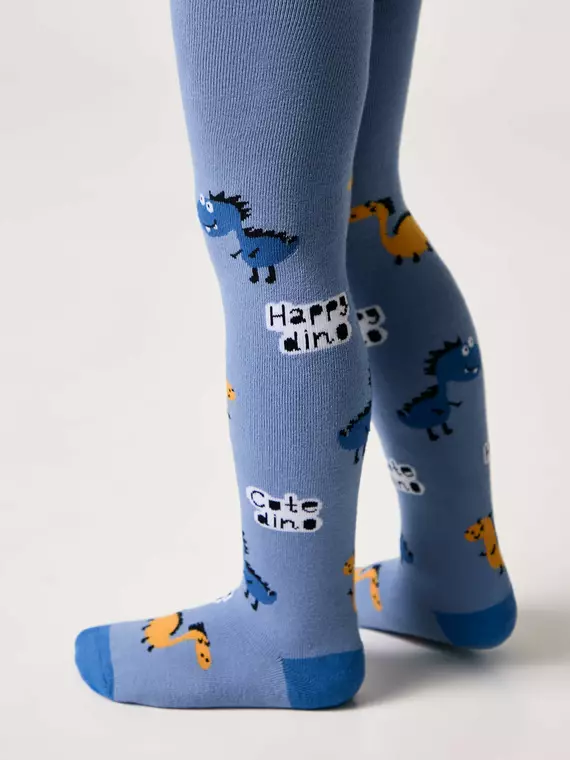 Колготки детские conte-kids sof-tiki (махровые внутри) 656 джинс, 7С-38СП, 92-98 (14), CONTE-KIDS,  - 3