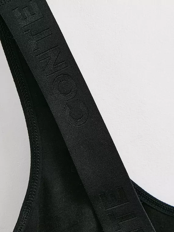 Бюстье женское из бамбука с хлопком comfy line lbe 2990 black-black, 24С-3035ТСП, 170-92/M, CONTE ELEGANT,  - 6