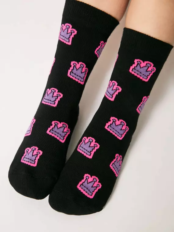 Носки детские (махровая стопа) sof-tiki 763 черный, 24С-69СП, 16, CONTE-KIDS,  - 3