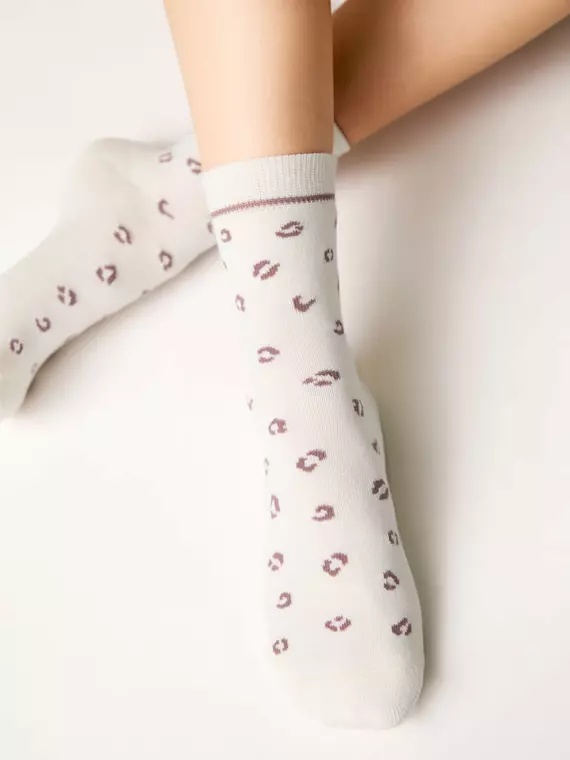 Женские носки с махровой стопой esli perfect 569 молочный, 23С-86СПЕ, 36-39 (23-25), ESLI,  - 4