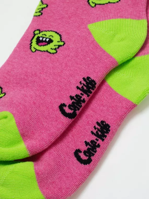 Теплые колготки sof-tiki (махровые внутри) с рисунками 644 розовый, 7С-38СП, 104-110 (16), CONTE-KIDS,  - 5