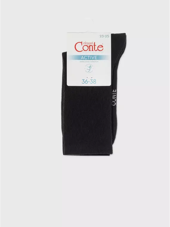 Носки хлопковые (удлиненные) active 620 черный, 24С-73СП, 39-41 (25-27), CONTE ELEGANT,  - 6