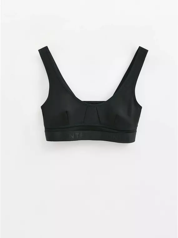 Бюстье женское из бамбука с хлопком comfy line lbe 2990 black-black, 24С-3035ТСП, 170-92/M, CONTE ELEGANT,  - 5