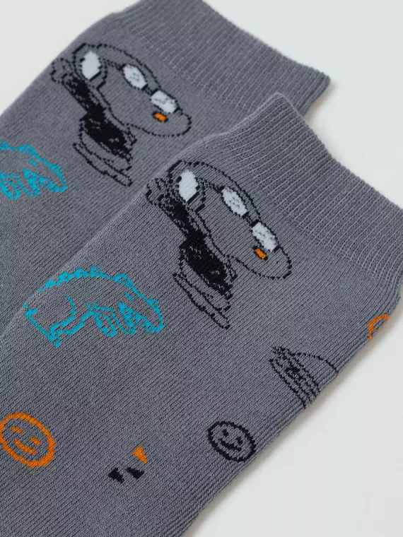 Детские носки (махровые) sof-tiki 765 серый, 21С-13СП, 16, CONTE-KIDS,  - 4