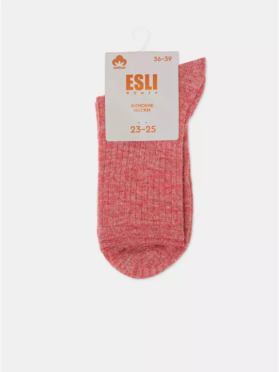 Носки женские (удлиненные) esli 625 красный, 24С-96СПЕ, 36-39 (23-25), ESLI,  - 7