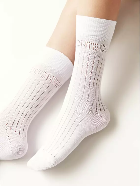Носки женские (удлиненные) conte active 624 белый, 22С-27СП, 36-38 (23-25), CONTE ELEGANT,  - 2