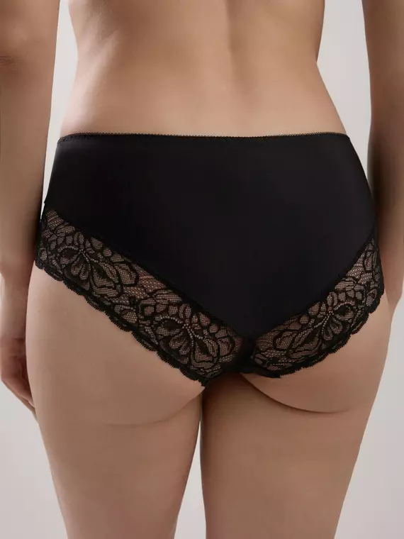 Трусы женские "слип" со средней линией талии autograph rp3129 черный, 23С-0046КСП, 110/XXL, CONTE ELEGANT,  - 3