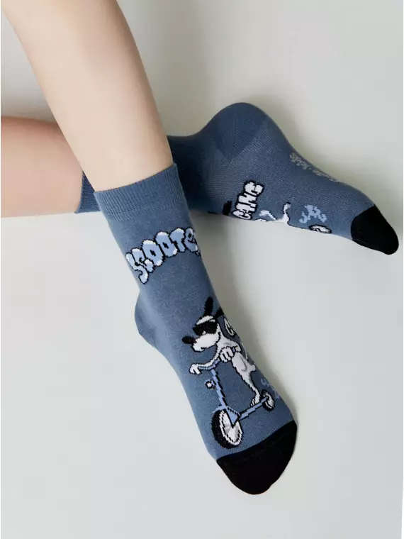 Носки детские с рисунками tip-top 986 джинс, 5С-11СП, 18, CONTE-KIDS,  - 2