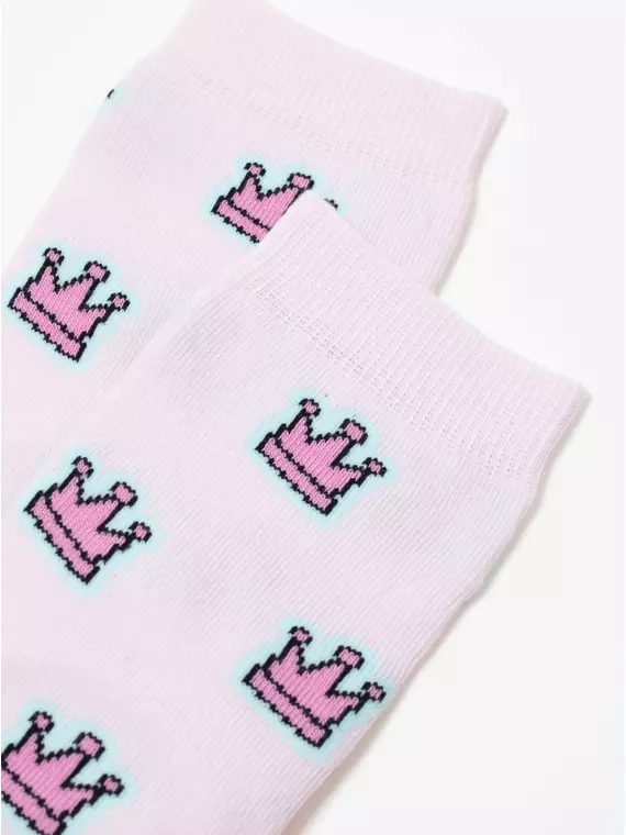 Теплые носки для девочек с махровой стопой sof-tiki 763 светло-розовый, 24С-69СП, 18, CONTE-KIDS,  - 4