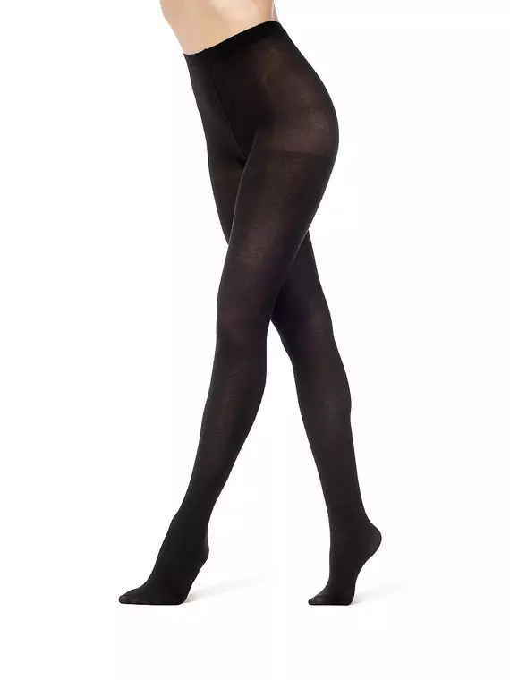 Теплые колготки с хлопком filodoro cotton warm nero, COTTON WARM, 3, FILODORO,  - 2