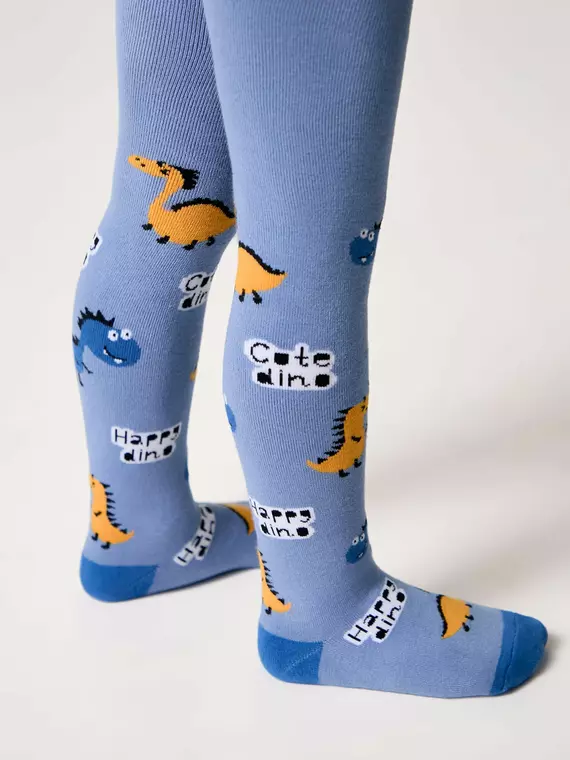 Колготки детские conte-kids sof-tiki (махровые внутри) 656 джинс, 7С-38СП, 92-98 (14), CONTE-KIDS,  - 2