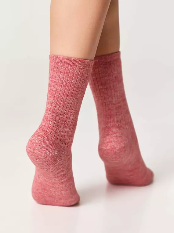 Носки женские (удлиненные) esli 625 красный, 24С-96СПЕ, 36-39 (23-25), ESLI,  - 3