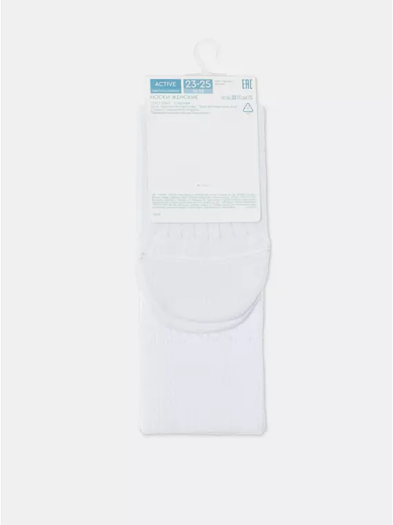 Носки женские (удлиненные) conte active 624 белый, 22С-27СП, 36-38 (23-25), CONTE ELEGANT,  - 8
