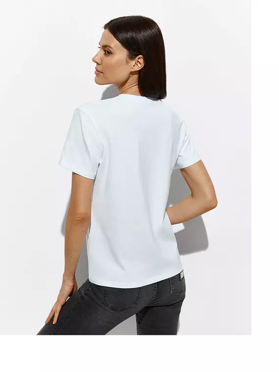 Футболка женская omsa d1201 avorio, SNL-513826, 48/L, OMSA,  - 4