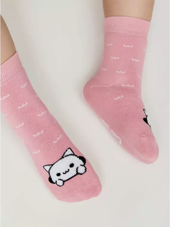 Махровые носки для малышей sof-tiki 525 светло-розовый, 7С-46СП, 14, CONTE-KIDS,  - 3