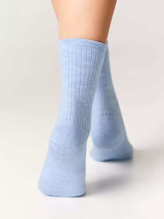 Носки женские (удлиненные) esli 625 голубой, 24С-96СПЕ, 36-39 (23-25), ESLI,  - 3