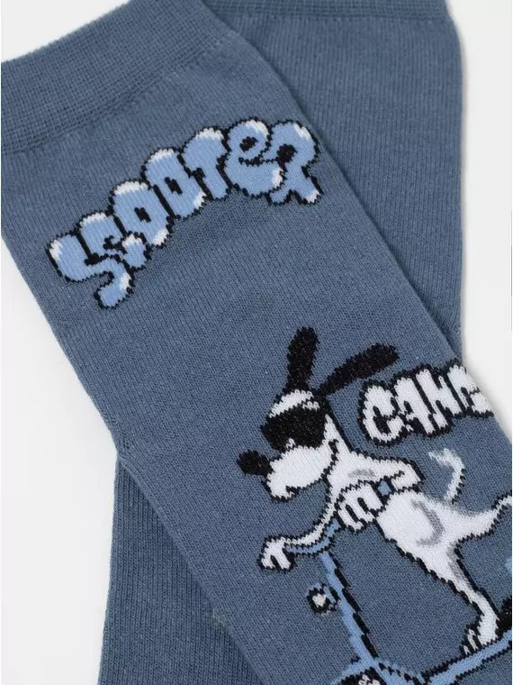 Носки детские с рисунками tip-top 986 джинс, 5С-11СП, 18, CONTE-KIDS,  - 3