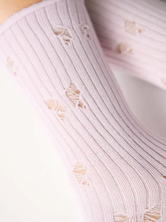 Ажурные носки без резинки classic 628 светло-розовый, 24С-99СП, 36-38 (23-25), CONTE ELEGANT,  - 5