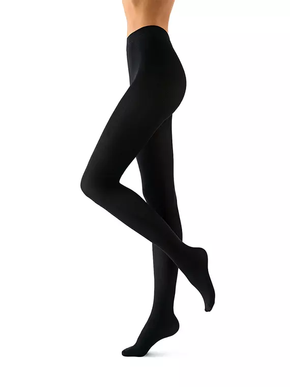 Теплые колготки (микрофибра с флисом) minimi fleece micro 200 nero, FLEECE MICRO 200 (микрофибра с флисом), 4, MINIMI,  - 2