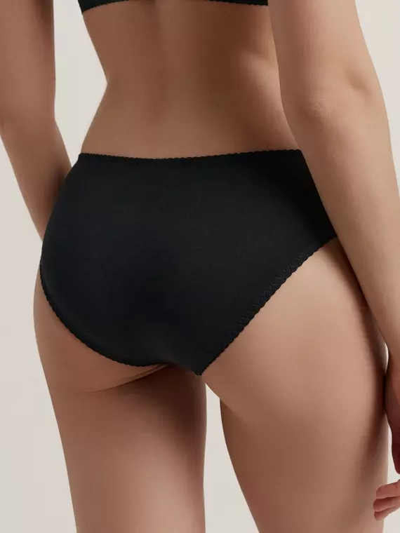 Трусы женские бикини из хлопка conte basic collection lb 2002.9 black, 22С-2290ТСП, 102/L, CONTE ELEGANT,  - 2