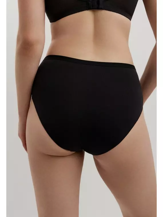 Трусы женские "слип" с высокой линией талии comfort plus rp2136 черный, 23С-0017КСП, 110/XXL, CONTE ELEGANT,  - 2