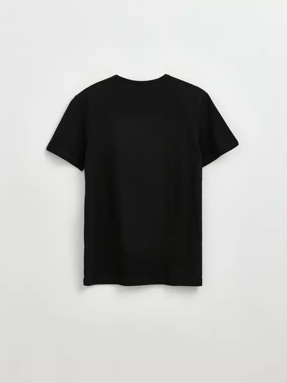 Хлопковая мужская футболка diwari basic men mf 2025 black, 20С-1096ТСП, 170,176-100/L, DIWARI,  - 4