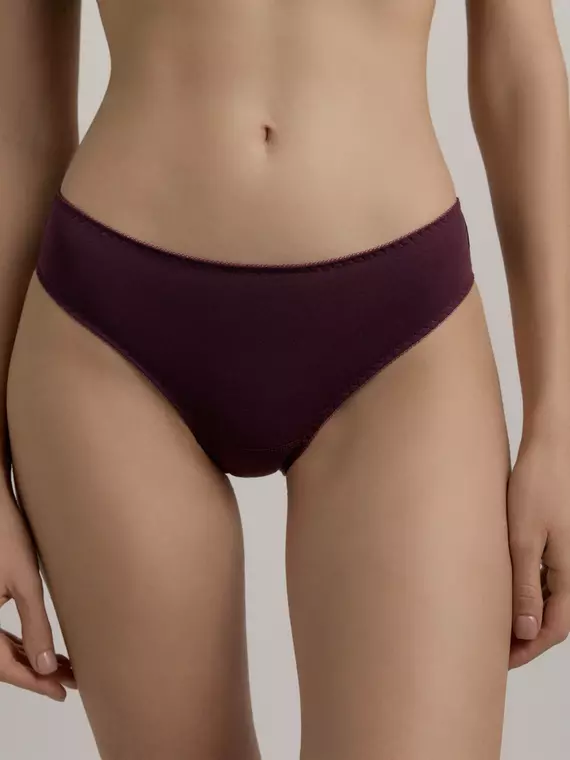 Трусы женские conte basic collection lb 2002.12 bordo, 22С-2304ТСП, 106/XXL, CONTE ELEGANT,  - 1