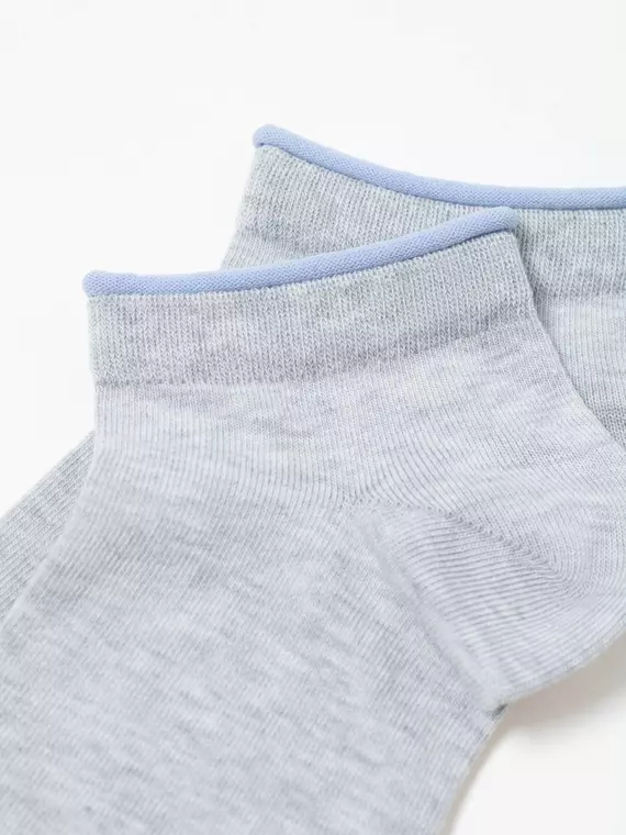 Укороченные женские носки conte active 035 светло-серый-голубой, 12С-32СП, 39-41 (25-27), CONTE ELEGANT,  - 4