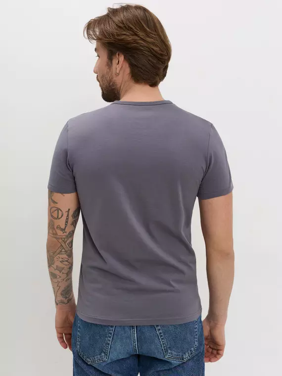 Футболка мужская basic men mf 2025 dark grey, 20С-1096ТСП, 170,176-108/XXL, DIWARI,  - 2